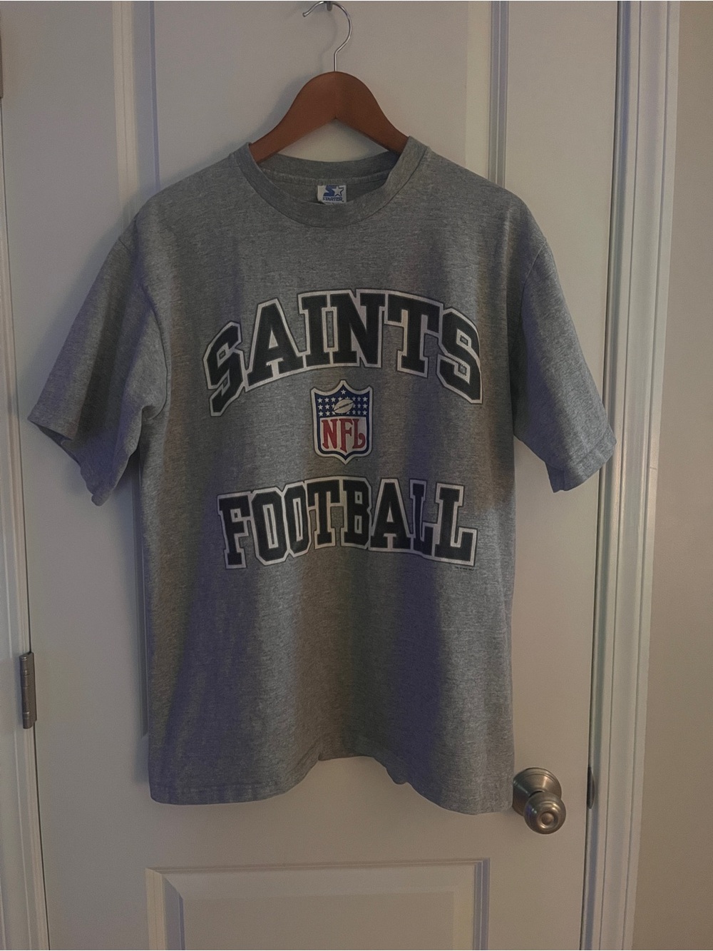 90’s STARTER Grey Saints Football Tee